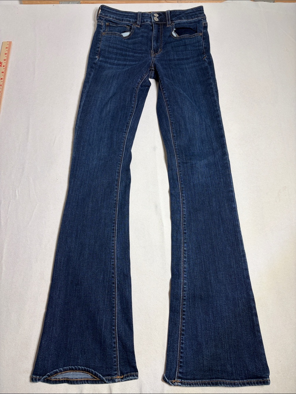 American Eagle Outfitters Dark Blue Bootcut Jeans